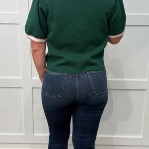 Judy Blue Women's Dark Blue Fitted Trouser Flare Jeans - NWT